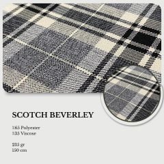 Scotch Beverley Ekose ( Polyester - Viskon )